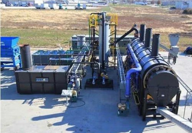 Tyre Pyrolysis Plant